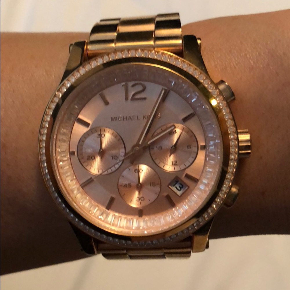 SOLD Rose gold Michael kors Watch